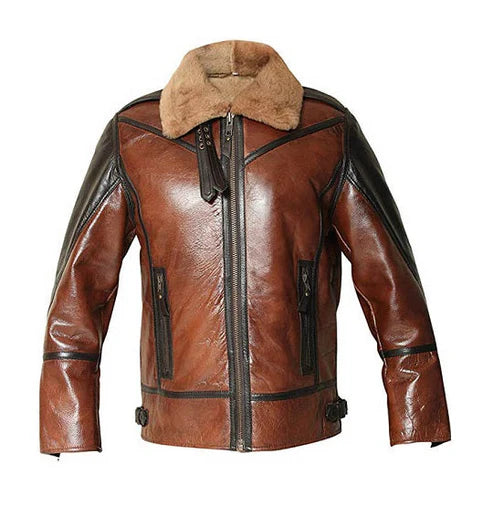 B3 RAF Brown Sheepskin Pilot Jacket