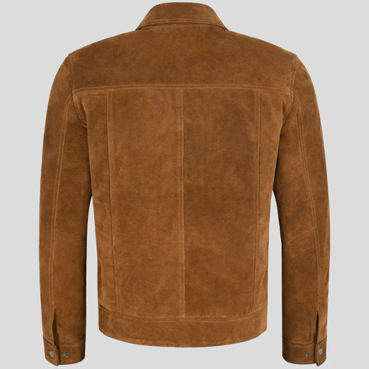 Mens Classic Tan Suede Jacket