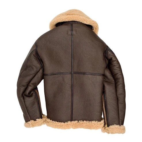 Men RAF Sheepskin B3 Bomber Jacket