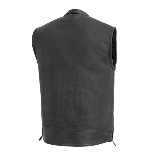 Rampage Men's Motorcycle Leather Vest