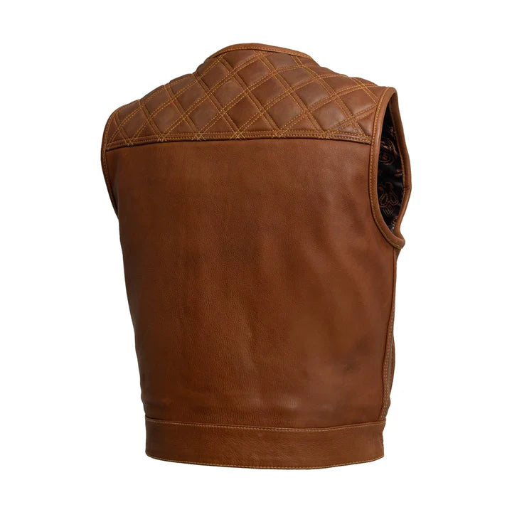 Timber Men's Motorcycle Leather Vest - Limited Edition