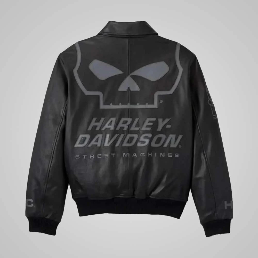 Harley Davidson New Willie G Skull Leather Master Jacket
