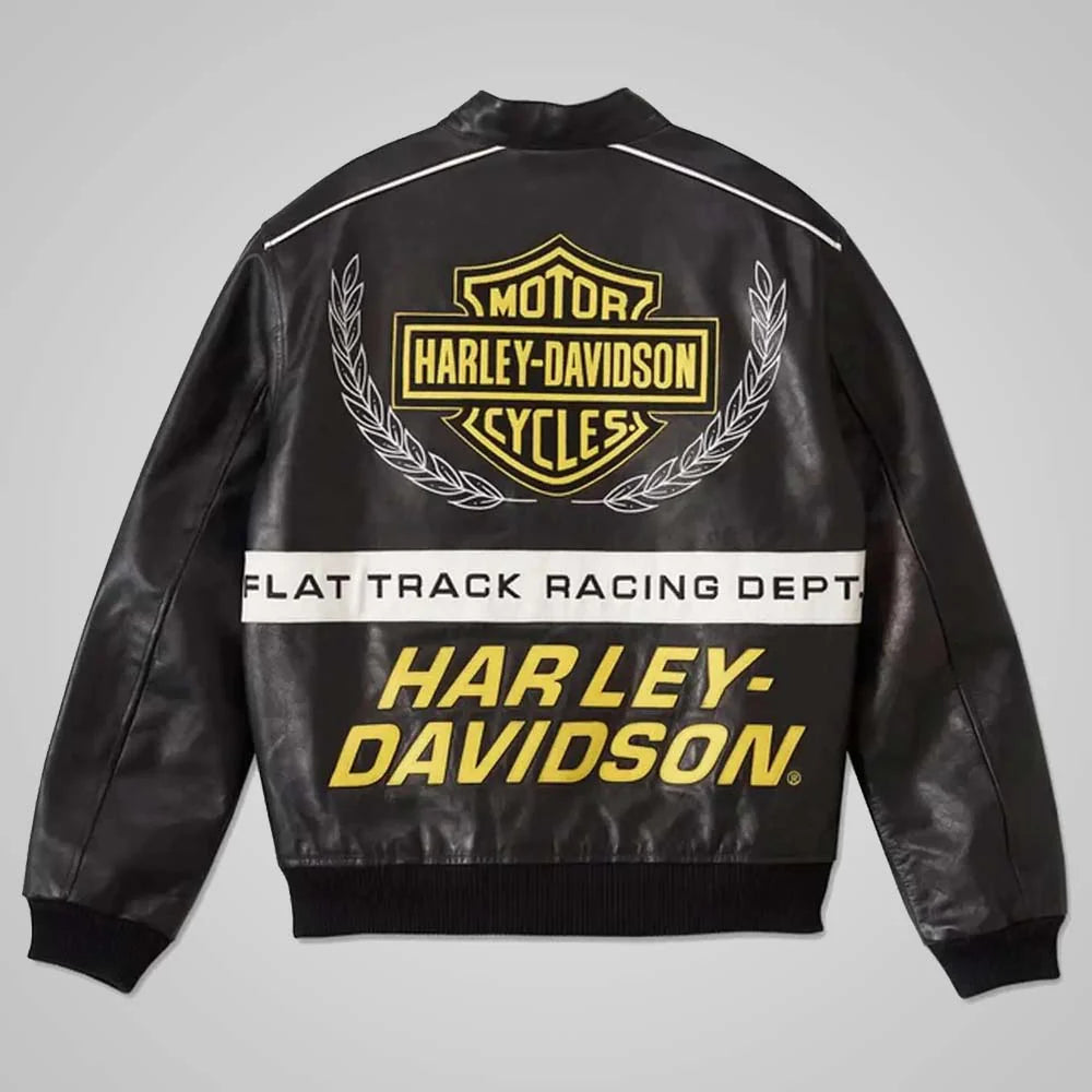 Harley Davidson XR-750 Track Racing Leather Jacket