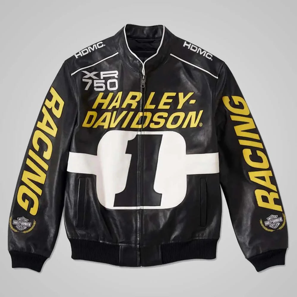Harley Davidson XR-750 Track Racing Leather Jacket