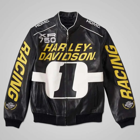 Harley Davidson XR-750 Track Racing Leather Jacket
