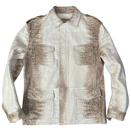 Himalayan Crocodile Leather Casual Jacket for Men
