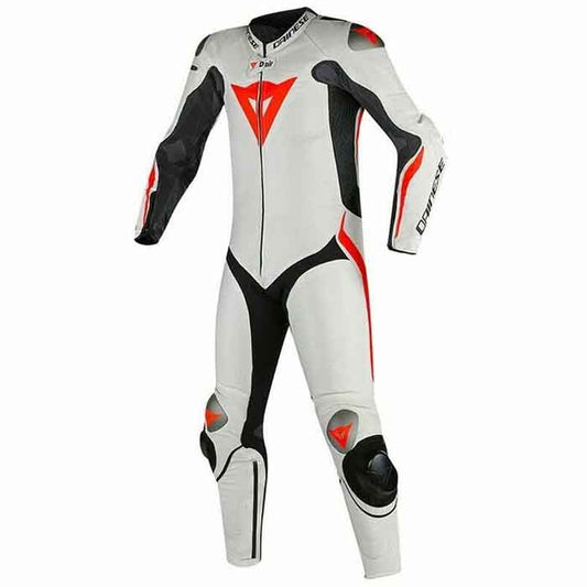 MUGELLO R White Motorcycle Racing Leather Suit