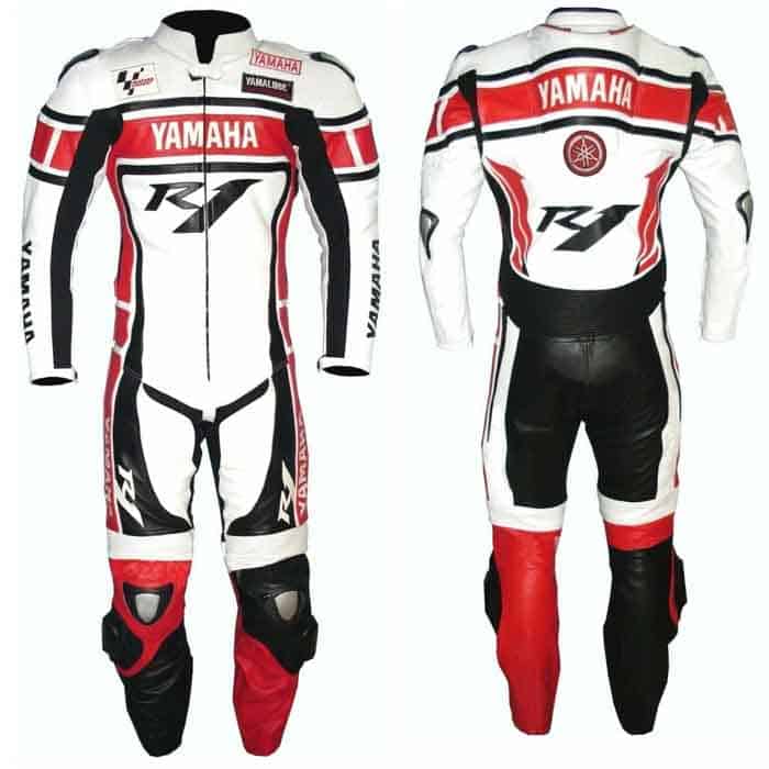 Yamaha R1 Motorcycle Racing Leather Riding Suit