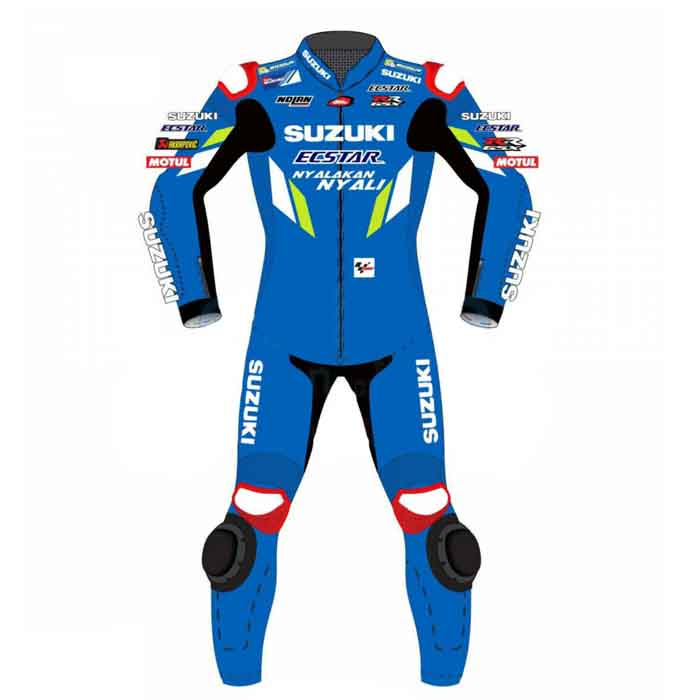 Custom Made Suzuki Motorcycle Leather Racing Suit