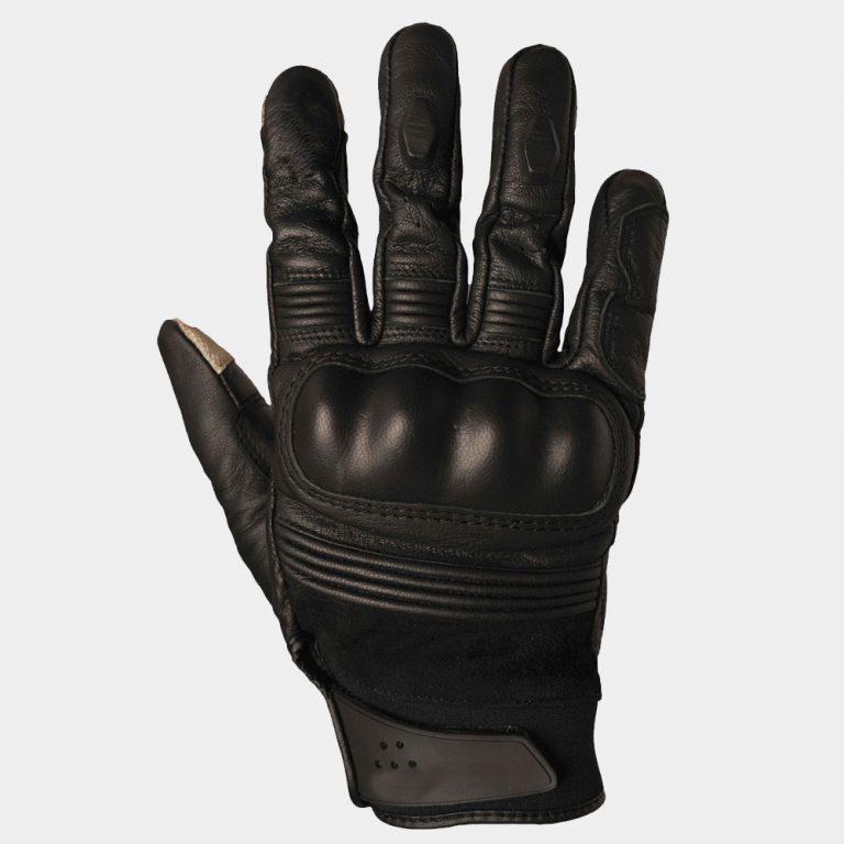 Vintage Leather Textile Motorbike Gloves for Men