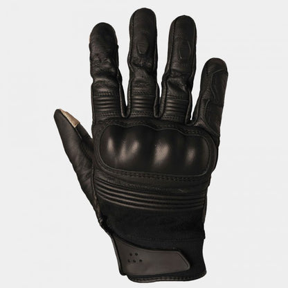 Vintage Leather Textile Motorbike Gloves for Men