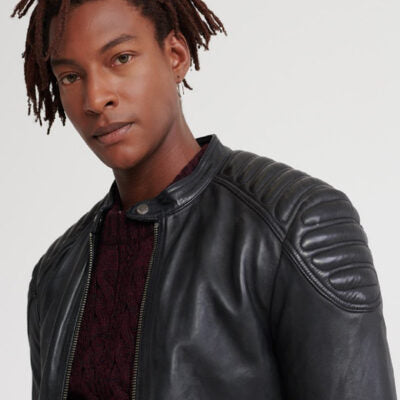 Men’s Black Leather Jacket