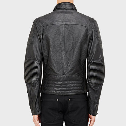 Men’s Summer Motorcycle Leather Jacket