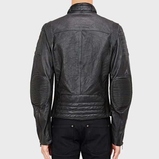 Men’s Summer Motorcycle Leather Jacket