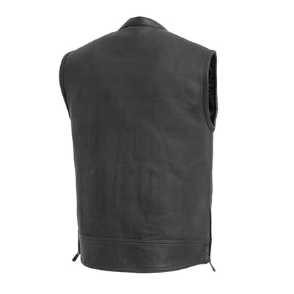 Rampage Men's Motorcycle Leather Vest