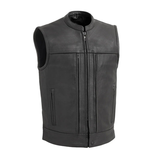Rampage Men's Motorcycle Leather Vest