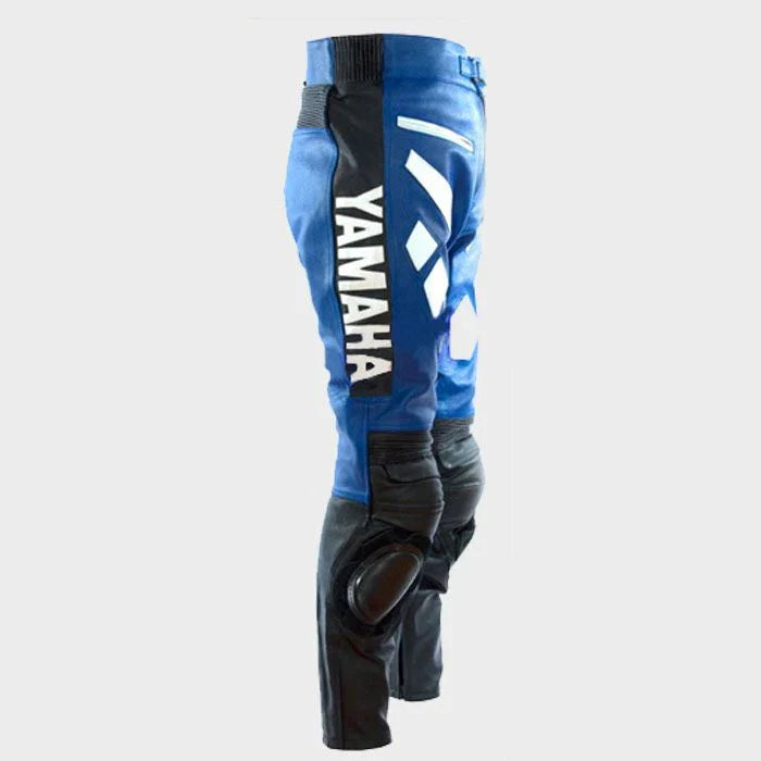 Yamaha Motorcycle Leather Pants for Men